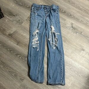 Aeropostale Ripped Baggy Jeans Size 2